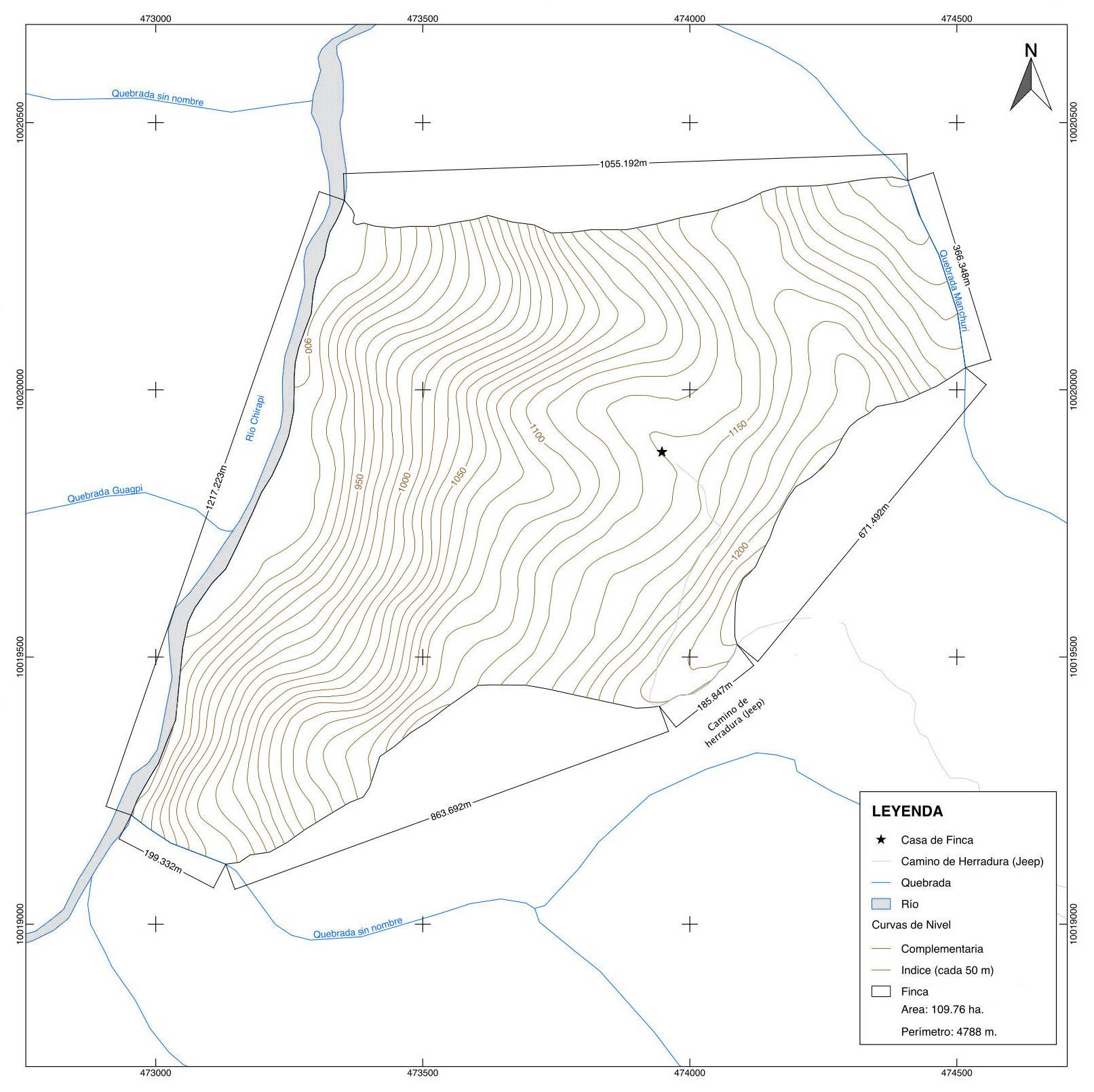 topographic map